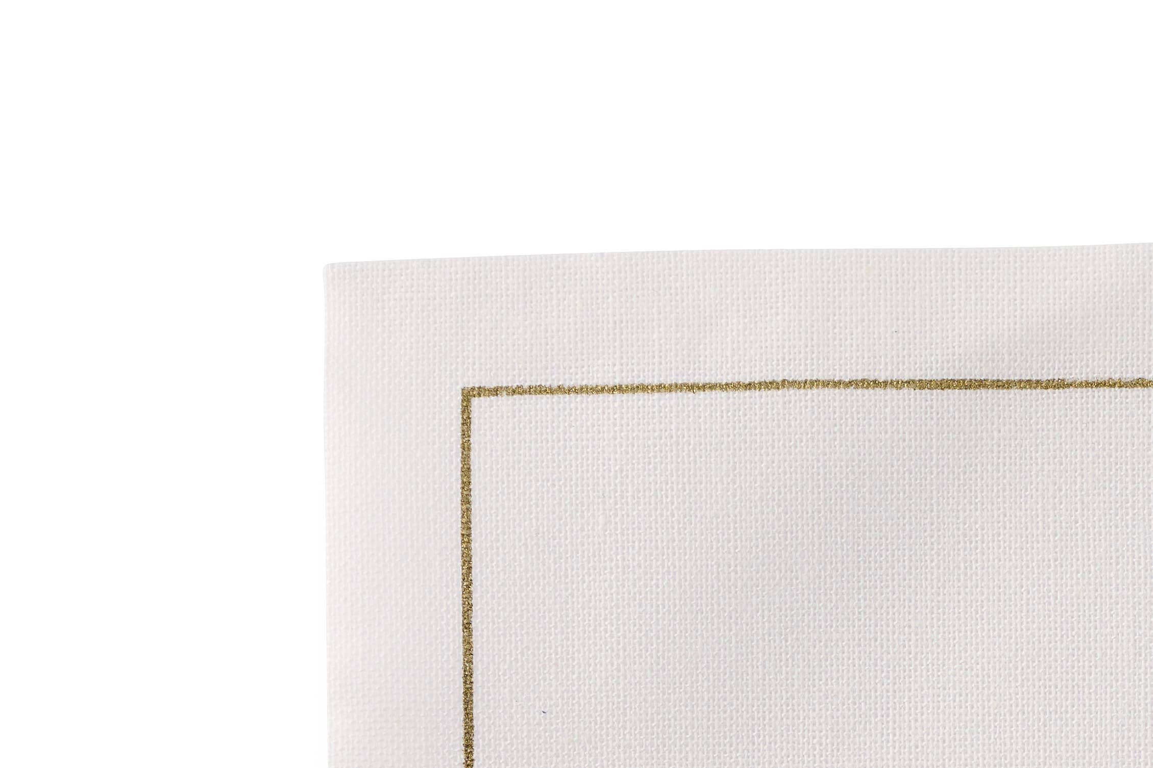 Cocktail Napkins | Golden Salute Disposable Cotton