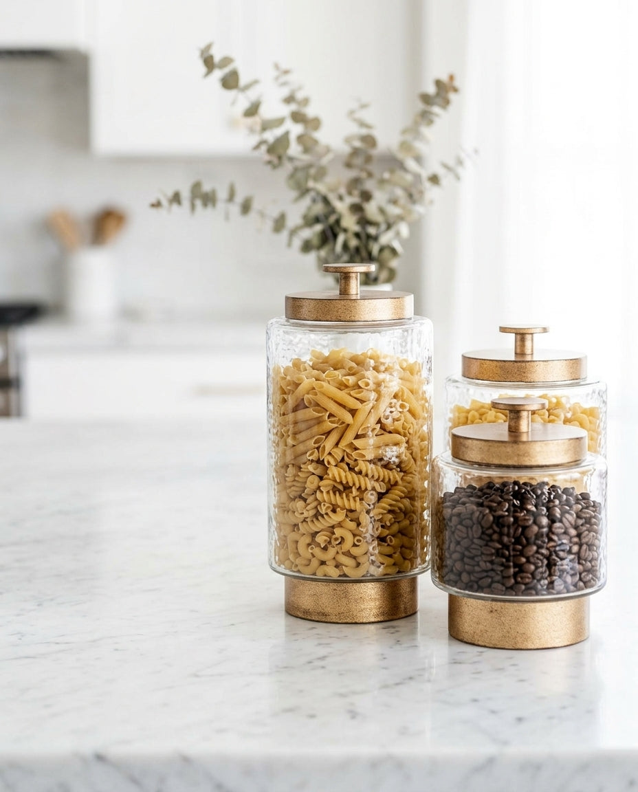 Decorative kitchen canisters — Kitchen Lifestyle Scene | Generated by Modelize