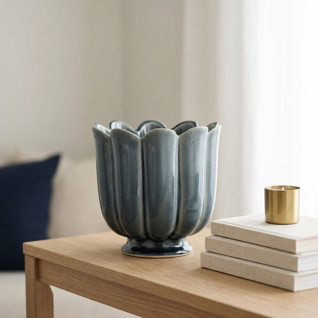 Ceramic planter — Elevated Lifestyle Scene | Generated by Modelize