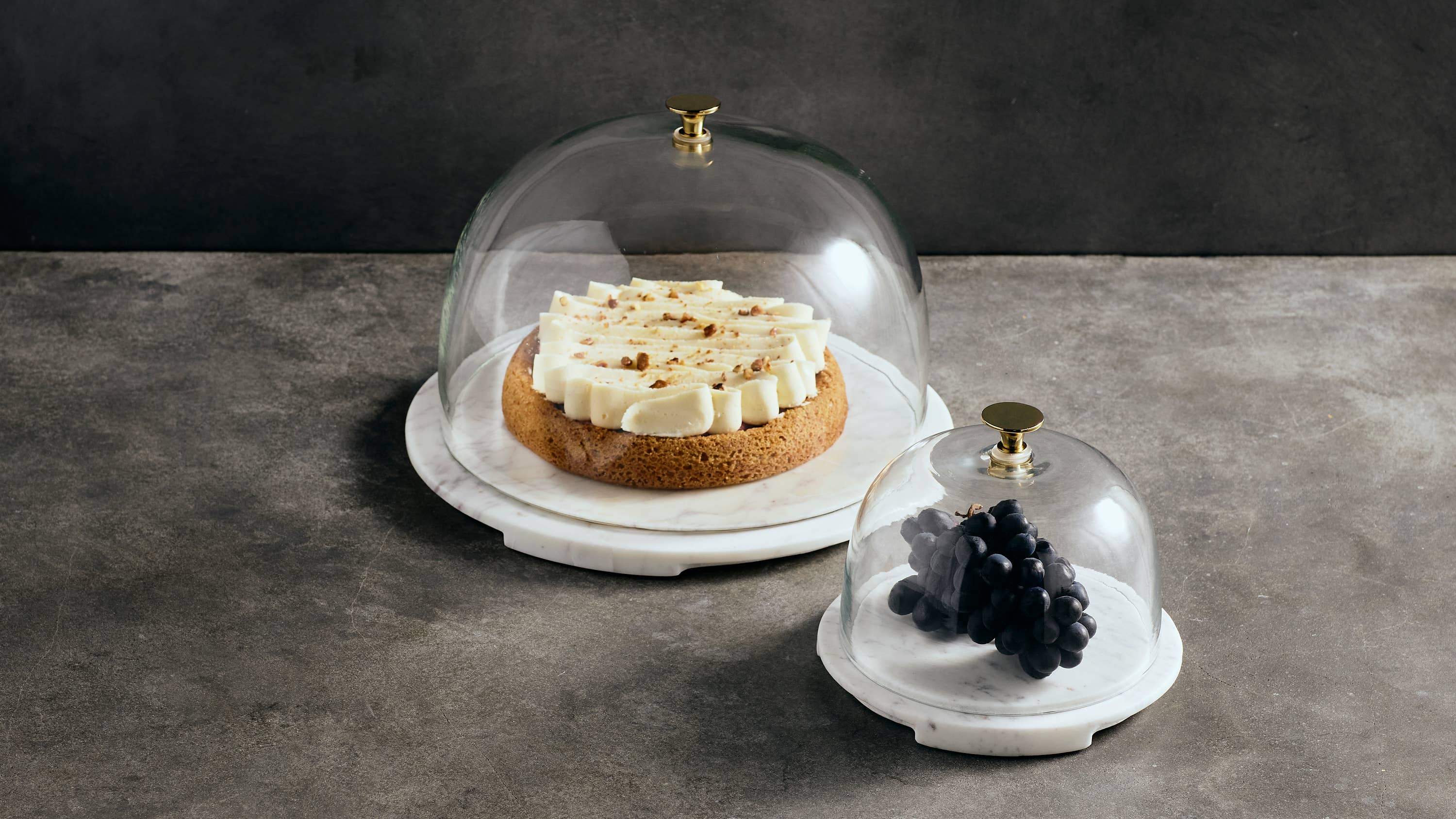 Cova Marble Base Dome Small