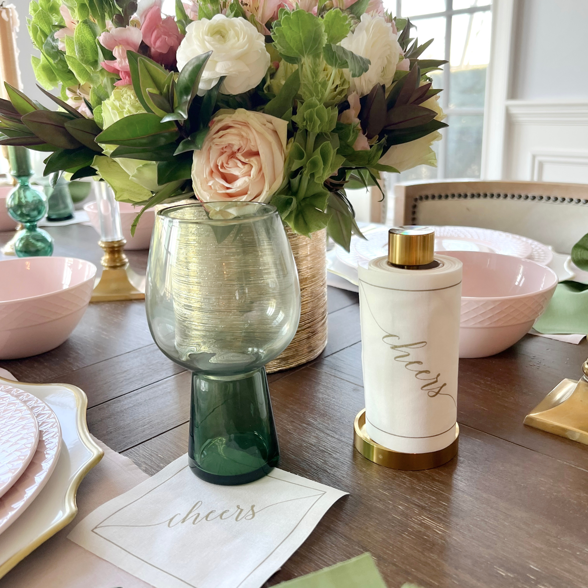 Cocktail Napkins | Golden Salute Disposable Cotton