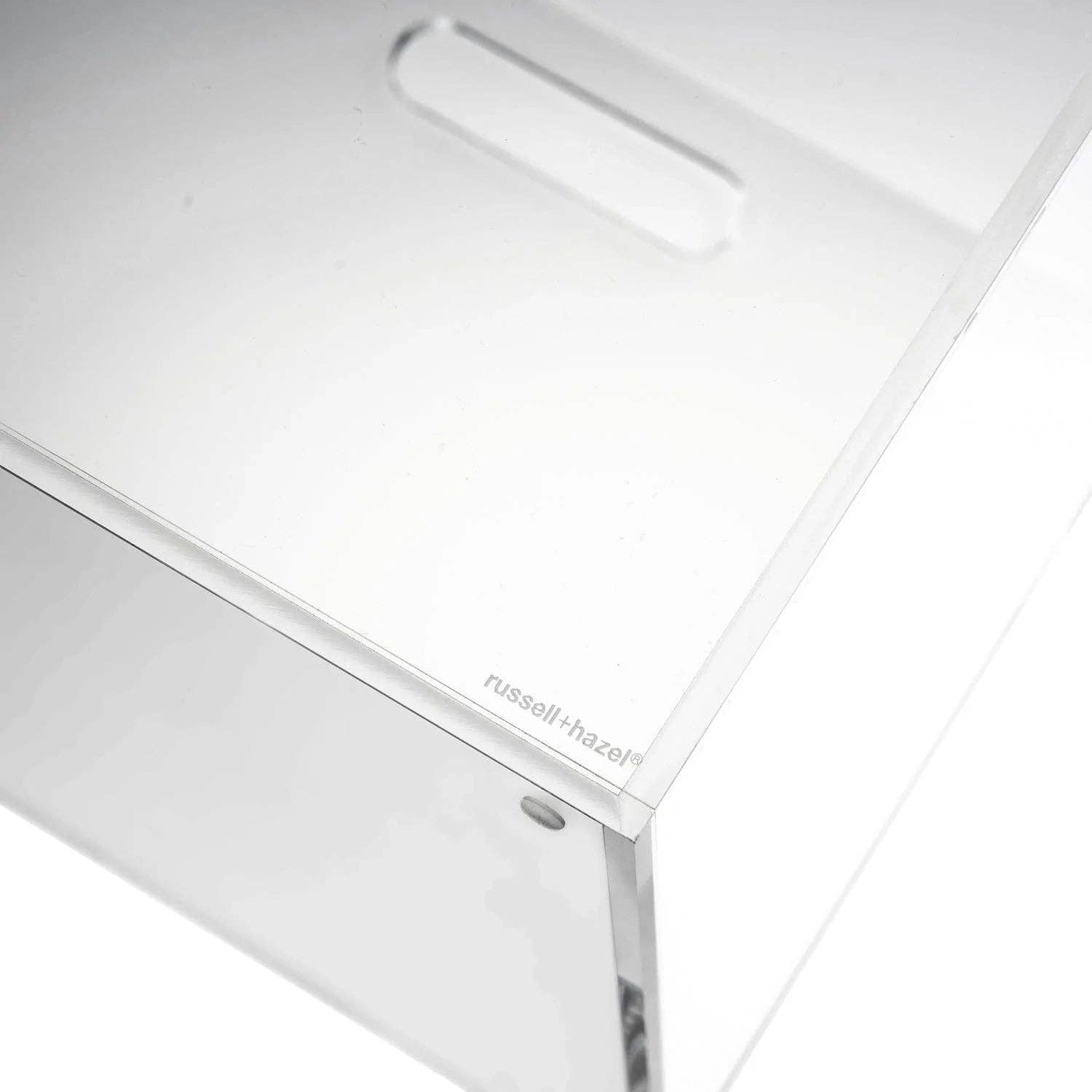 Acrylic File Box with Handles