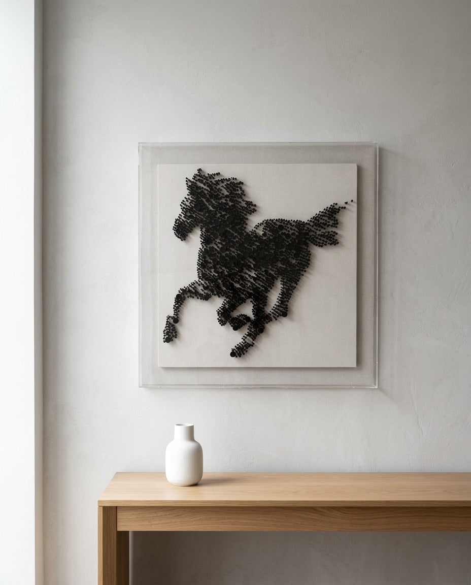 3D Acrylic Wall Art — Modern Minimalist Interior | Generated by Modelize