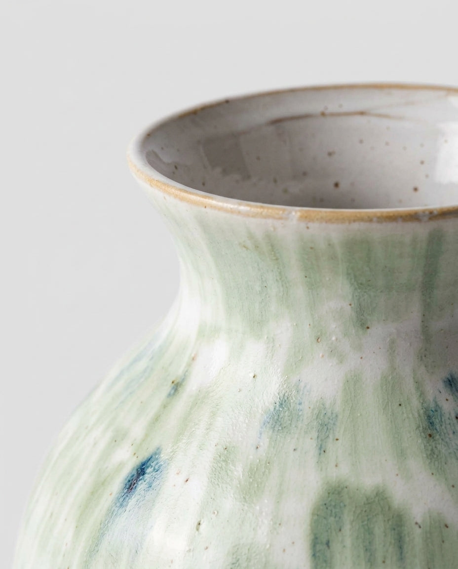 Large Stoneware Vase — Artisanal Glaze Detail | Generated by Modelize