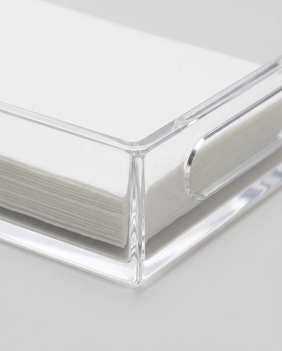 Guest towel napkin holder — Material Detail Close-up | Generated by Modelize