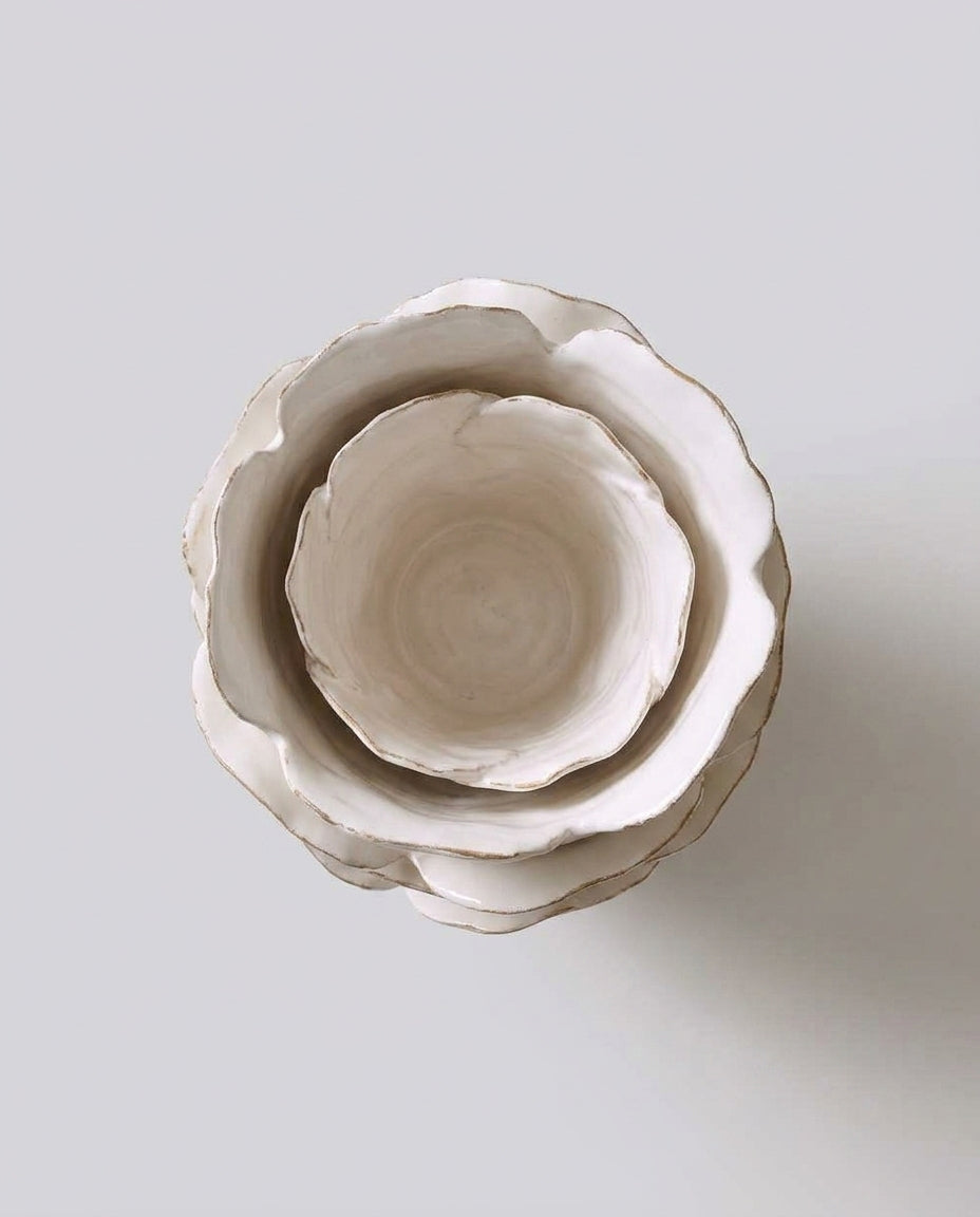 Ceramic Vase — Top-Down Opening View | Generated by Modelize