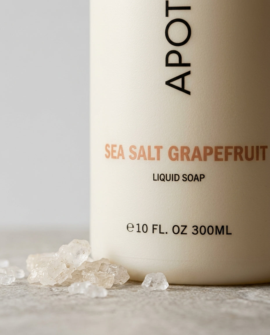 Liquid soap dispenser — Ingredient Macro | Generated by Modelize