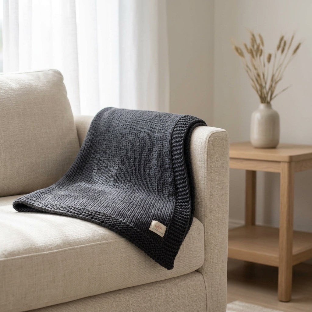 Throw blanket — Cozy Living Room Scene | Generated by Modelize